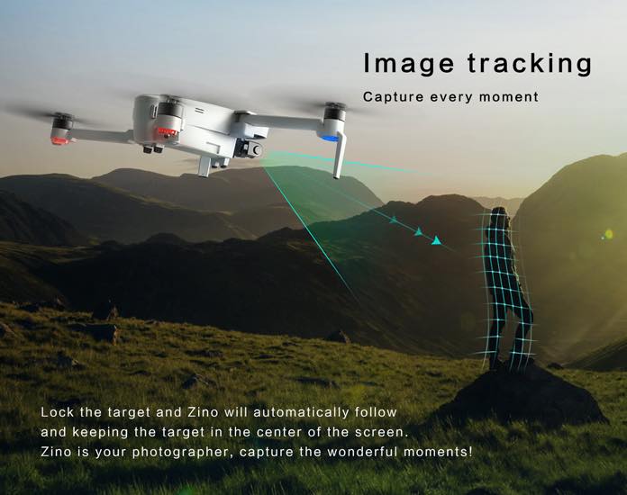 Zino support Image tracking ,Waypoint,line fly