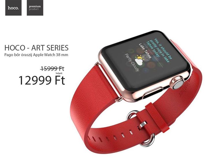 Az Art series pago bőr óraszíj az elegancia és kényelem tökéletes keveréke, hogy mindig Önnél lehessen kedvelt Apple Watch okosórája. ⌚🔴