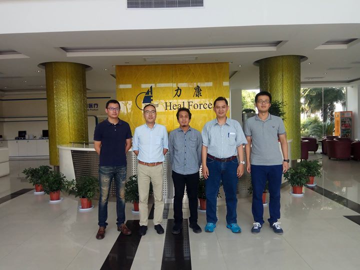 Welcome customers from Indonesia for business cooperation in Heal Force Laboratory Equipment.