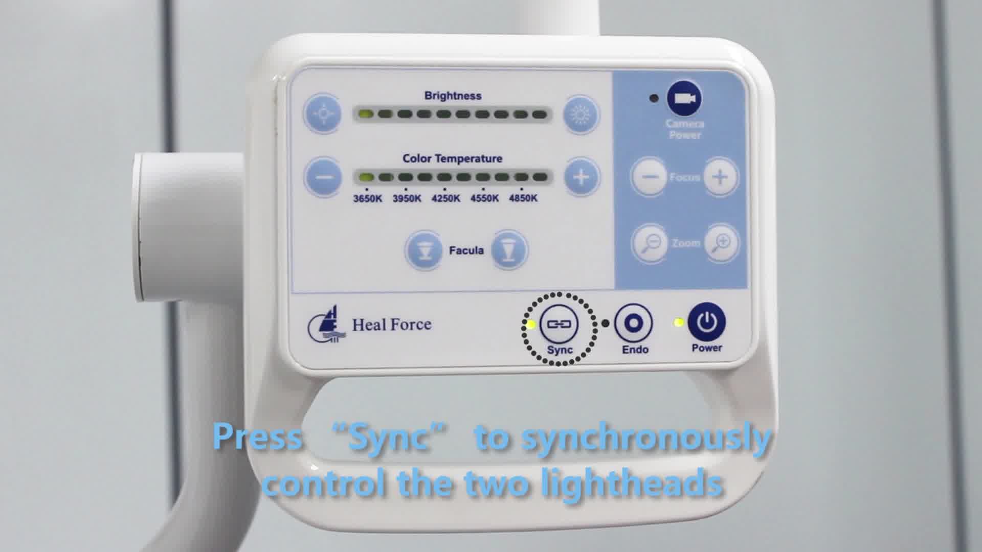 TOPSUN series shadowless lights feature 10-Level Colour Temperature Adjustment, Four-Color-Mix; Automatic Illumination Control System for Shadow Compensation; Ambient Light Mode for Endo-surgery; Dual Lamp Mutual Control, etc.