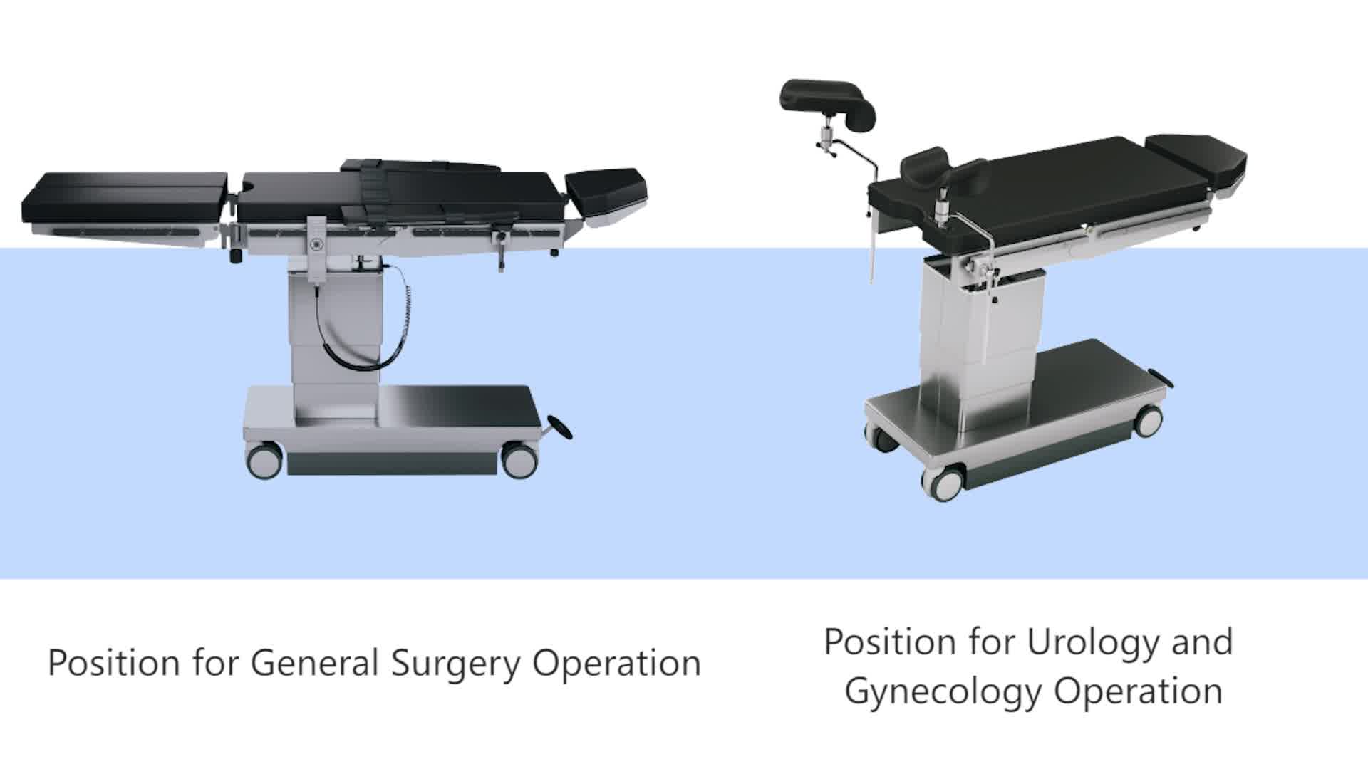 HFease 400 is an electro-hydraulic operating table designed to meet universal surgical-positioning needs such as in Neurology, Ophthalmology, Gynecology, Urology, Minimal invasive Surgery, Hand & Arm surgeries, etc.