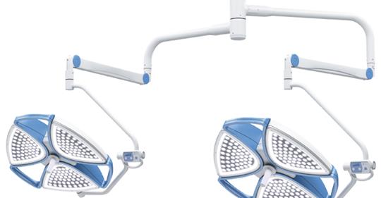 Nowadays, the dual-head light configuration has become the first choice for most hospital operating rooms: one light head is used to provide the main lighting; the other light head is used as an auxiliary lamp to provide auxiliary lighting to make up for the blind area of the main lamp. In addition, when there is a problem with the main lamp, the auxiliary lamp can also provide backup lighting for the first time.