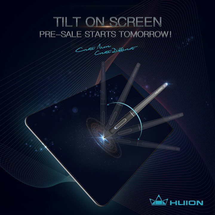 The new display model also has tilt support! Pre-sale will begin at July 8th! See you then!