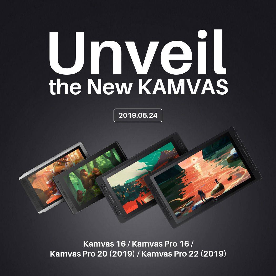 Here comes 4 new KAMVAS! 💥KAMVAS 16