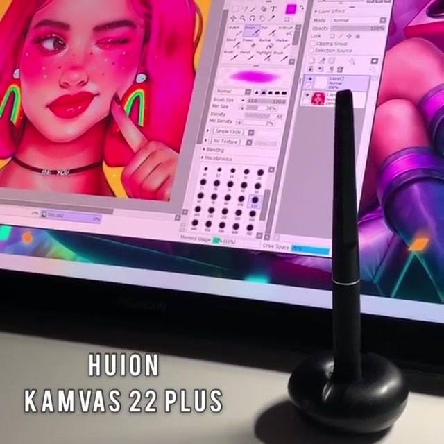 Huion #Kamvas22Plus Review by @heymaryjean "I had the chance to try out the #Kamvas22Plus from @huiontablet and I must say it is by far my favorite tablet by them. 