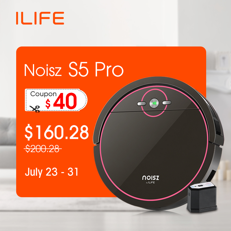 Noisz S5 Pro, subrand of ILIFE, upgraded robotic vacuum and mopping combo.