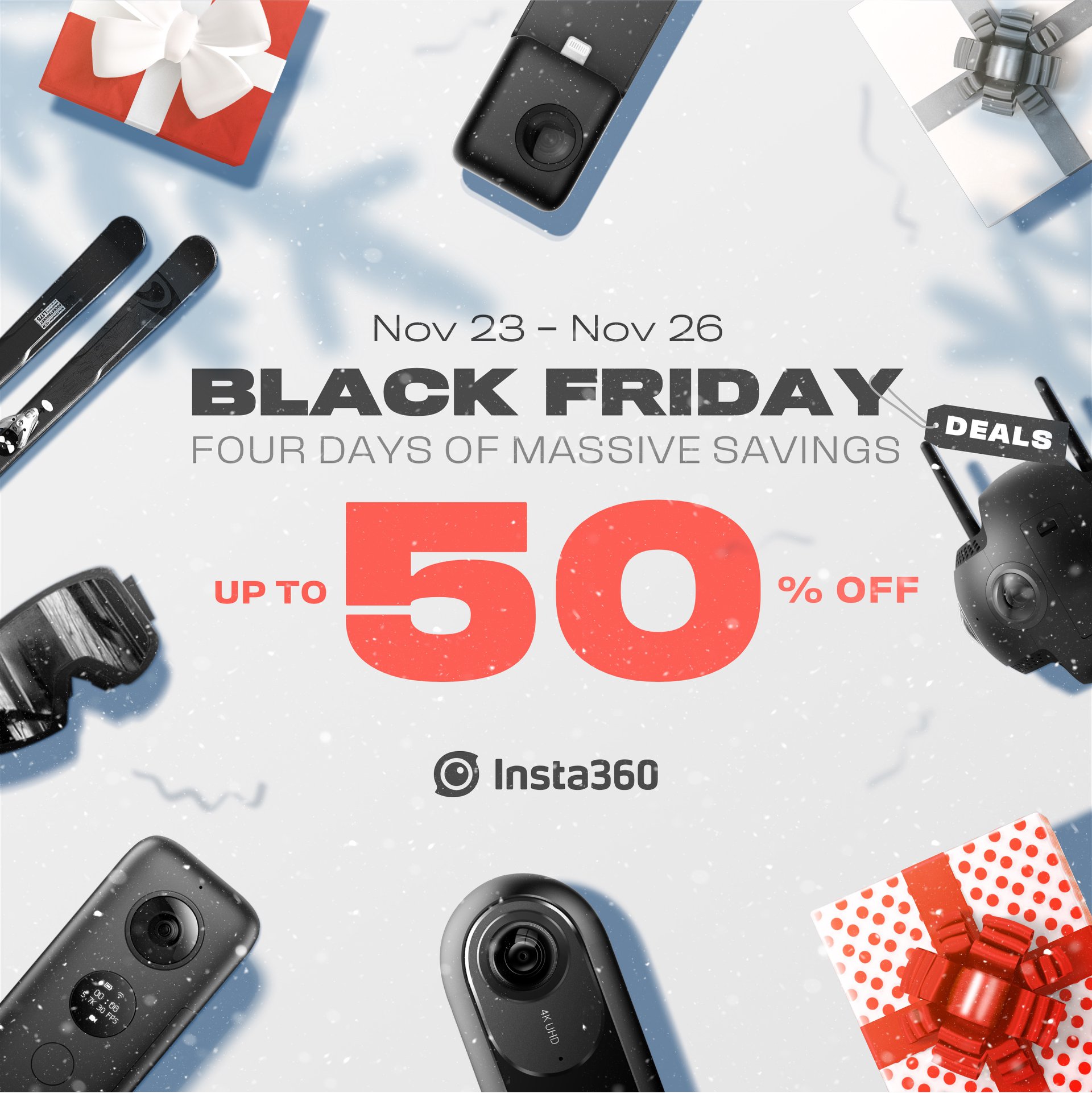 Black Friday madness, we're slashing up to 50% off! 