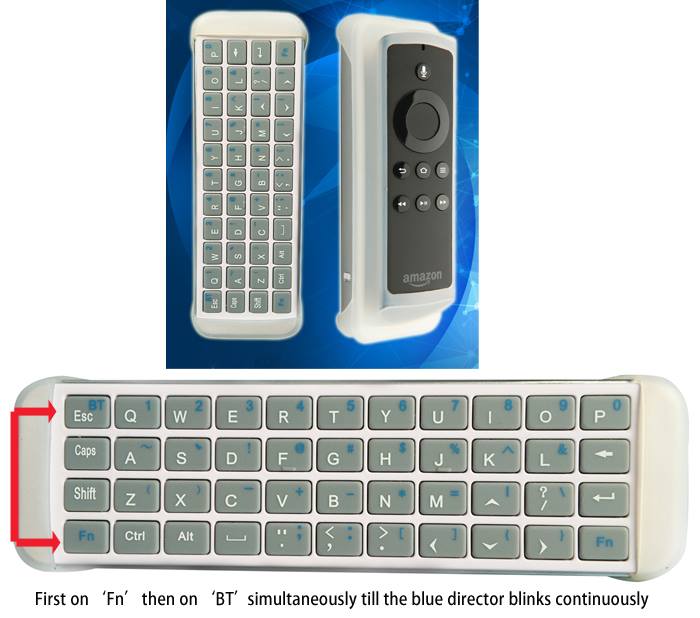 #iPazzPorttips pair a third-party keyboard with your Fire TV stick or Apple TV 