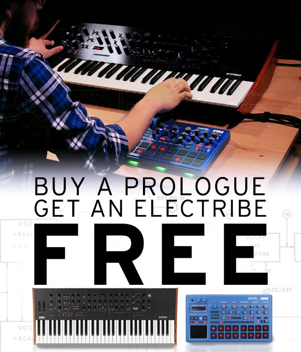 From now until December 15th, when you buy either a prologue8 or prologue16, we'll throw in a legendary electribe Music Production Station! With 16 tracks, tons of sounds, multiple effects, and powerful sequencing capabilities, electribe has everything you need to produce complete tracks. Plus, it can even sequence your new prologue 😁 Find a dealer: https://www.tomtop.com/brands-korg-1715/?aid=sqttseo