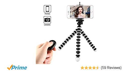 Only $5.19 Kamisafe Mini Bluetooth Selfie Stick Phone Tripod  Original price:  $12.99