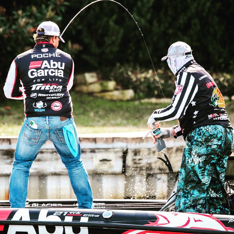 It's bent rods all day for Abu Garcia Pro Keith Poche. Rods with actions designed by pros to perform under pressure. You get her on and we’ll get her in. Like Keith, it’s what our rods were born to do. 