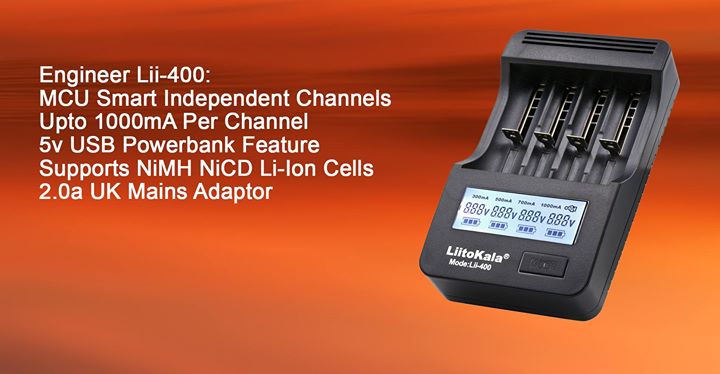 The Lii-400 Smart Charger