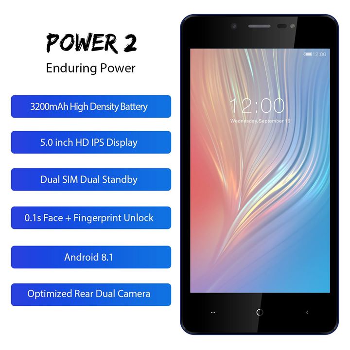 LEAGOO POWER2 5.0-inch IPS Bright Display