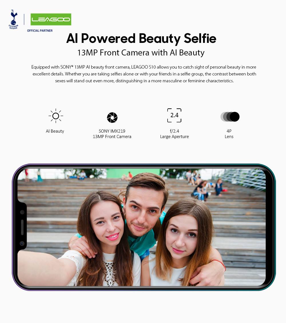 Want a great front camera? Get ready to take better selfies with #LEAGOOS10