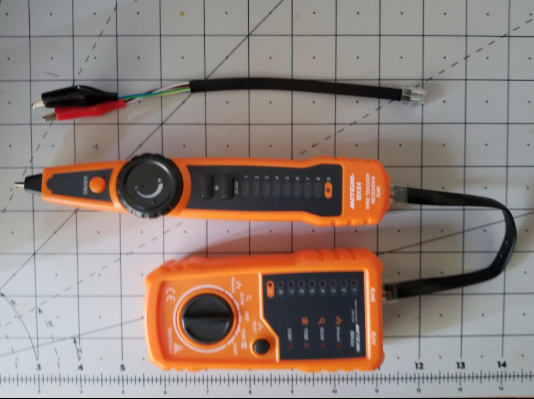 Meterk Multi-functional RJ11 RJ45 Cable Check Wire Measuring Tester Works perfectly when the RJ11 RJ45 cable is on power. It can be used to test line level, positive and negative polarity. Via @ZacWolf 