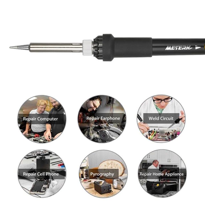 Meterk 14 in 1 60W Adjustable Temperature Welding Soldering Iron Kit➡️ https://www.tomtop.com/brands-meterk-556/?aid=sqttseo 