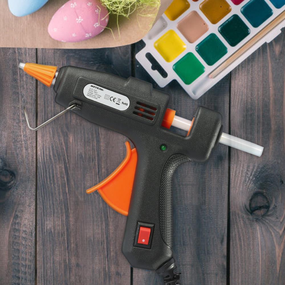 #Meterk 20W Mini Hot Melt Glue Gun heats up and melt the glue very fast within 3-5 minutes, no waste of time and perfect for DIY, small arts & craft making.(Free 50% OFF VIP discount for FR😉)