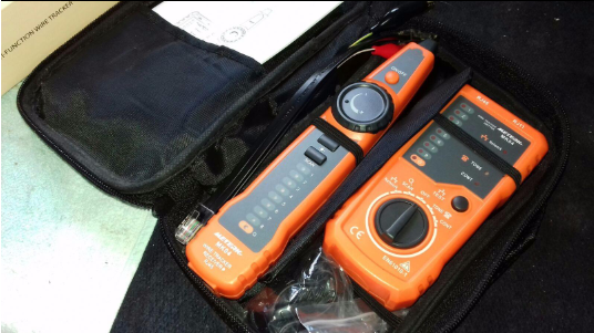 This instrument is a multi-functional handheld cable testing tool. it is EASY & CONVENIENT TO OPERATE (works perfectly when the RJ11 RJ45 cable is on power.).😉