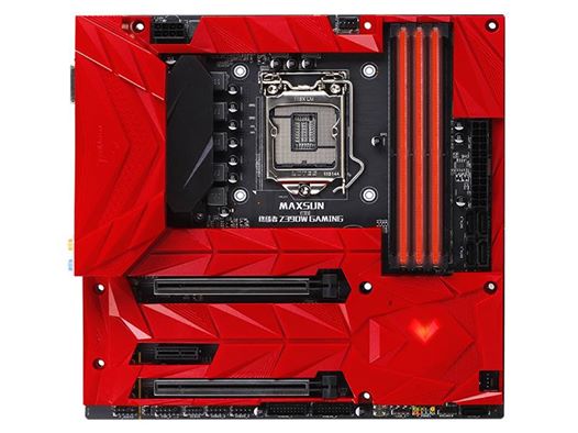 MS-terminator Z390W Gaming Fully covered tiger armor Supports the eighth and ninth generation LGA1151 interface CPU... 24.5*24.5 medium plate size 4+2+1 seven-phase power supply, playing the full performance of the ninth generation i7 USB3.1 Gen2 Type-C Three M.2 interfaces supporting Optane technology