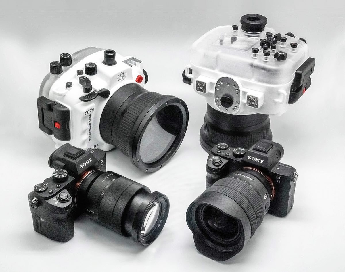 Waterproof housing for SONY A7II /A7rII / A7sII cameras BACK IN STOCK!