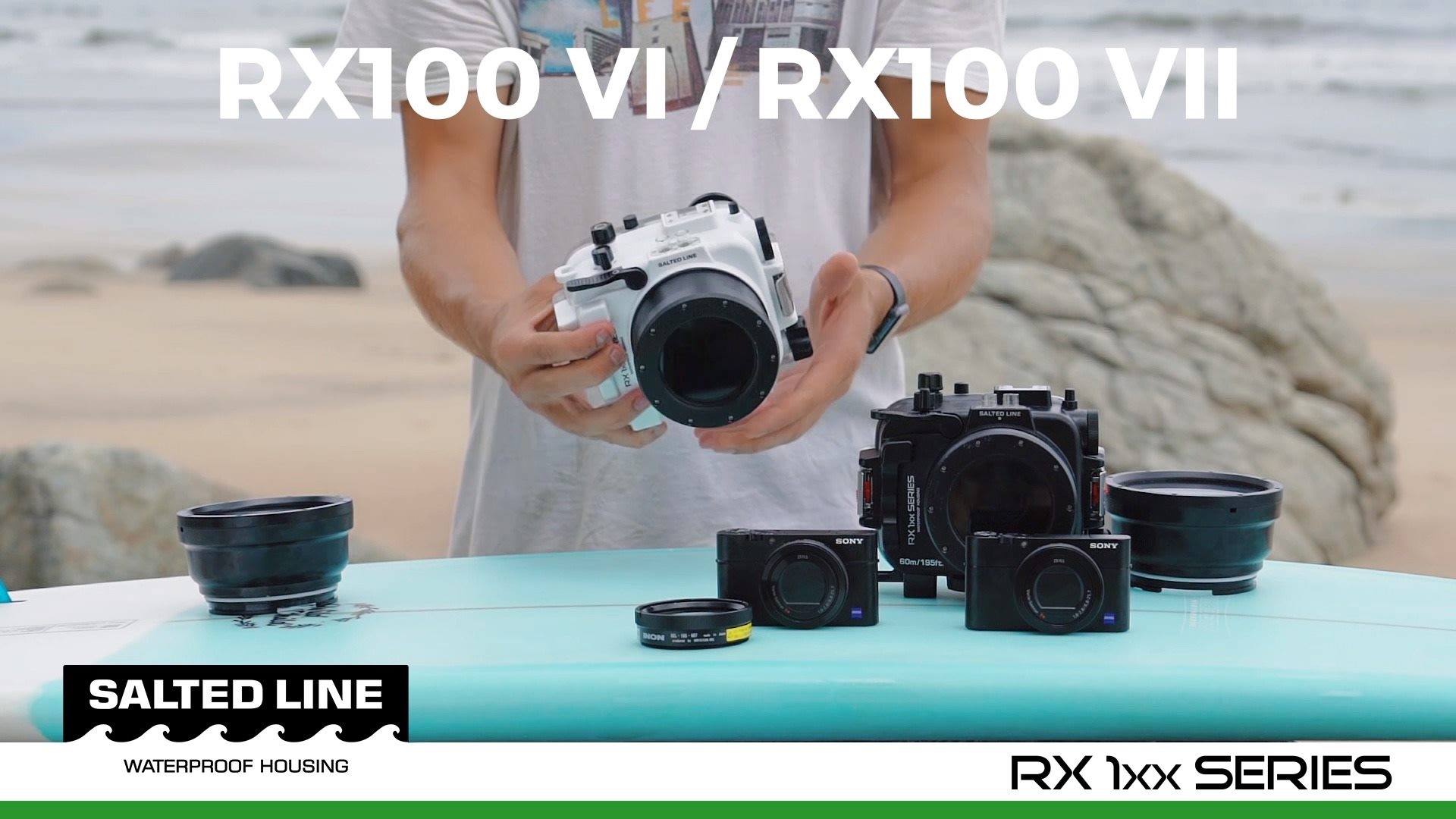 Introducing - Sony RX1xx series Salted Line Camera Housing. Underwater/Surf camera housing for Sony RX1xx family cameras Salted Line series will fit: