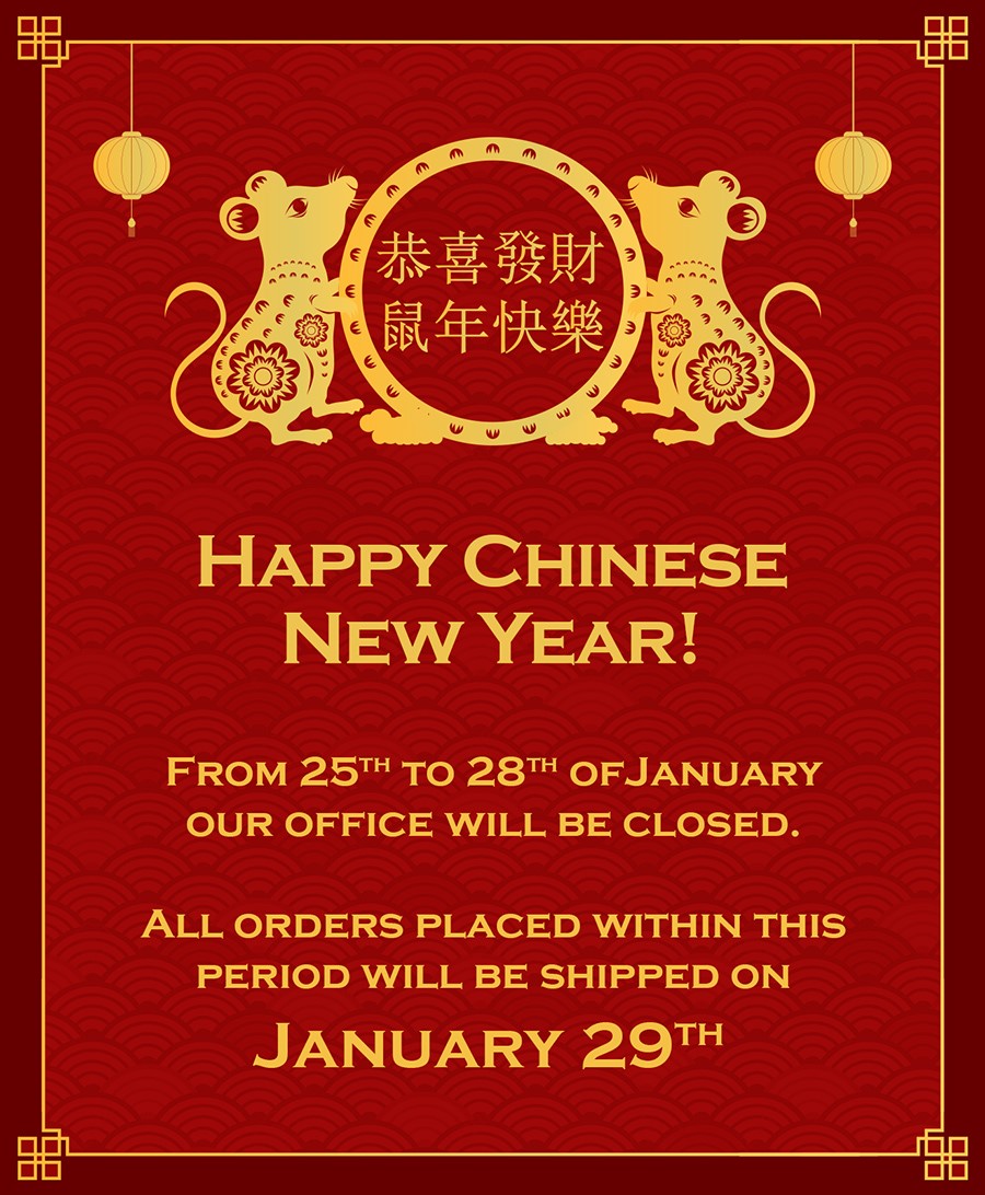 HAPPY CHINESE NEW YEAR!