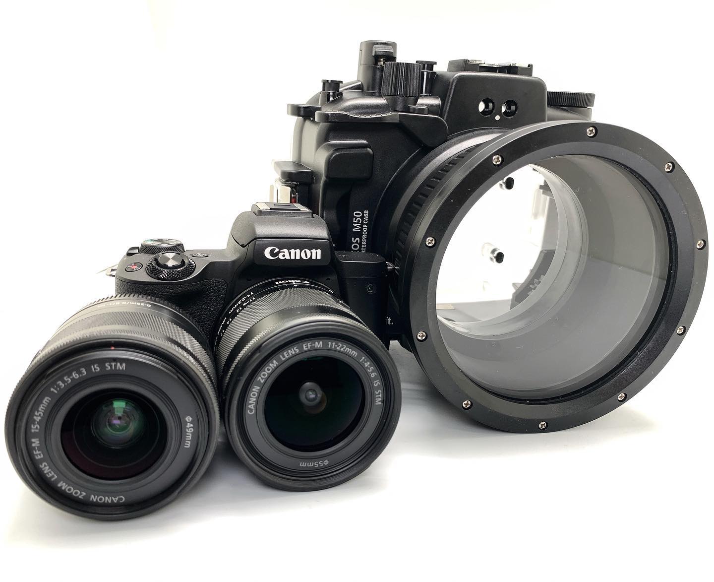 Long awaited underwater camera housing for Canon EOS M50/ Kiss M available now at our website www.meikon.com.hk in different bundles. Check it out!