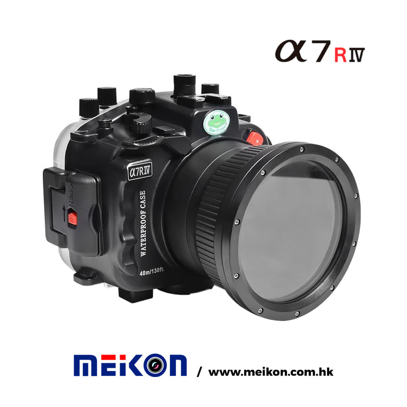 We're happy to announce that waterproof housing for SONY A7RIV will be available to purchase at www.meikon.com.hk in the next few days! Functionality and compatibility with lenses and accessories remain the same as on the housing V.2 Series for SONY A7III/A7RIII cameras.  Price: $590US for the base model with a standard port included. 