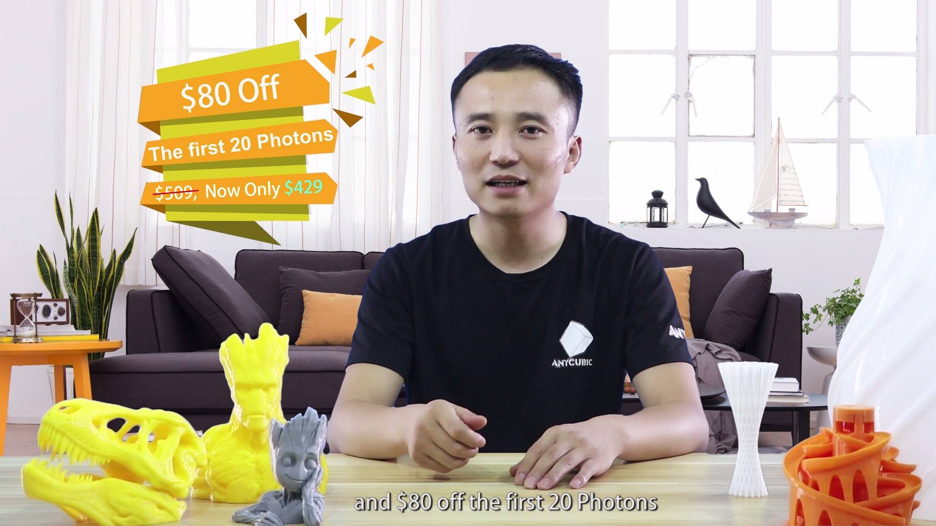 Dear all,🎈🎉 Thank you for your great support and attention to ANYCUBIC. Here We will share two news about our AliExpress store.🎁 ✅ Promotion activity (each day):...