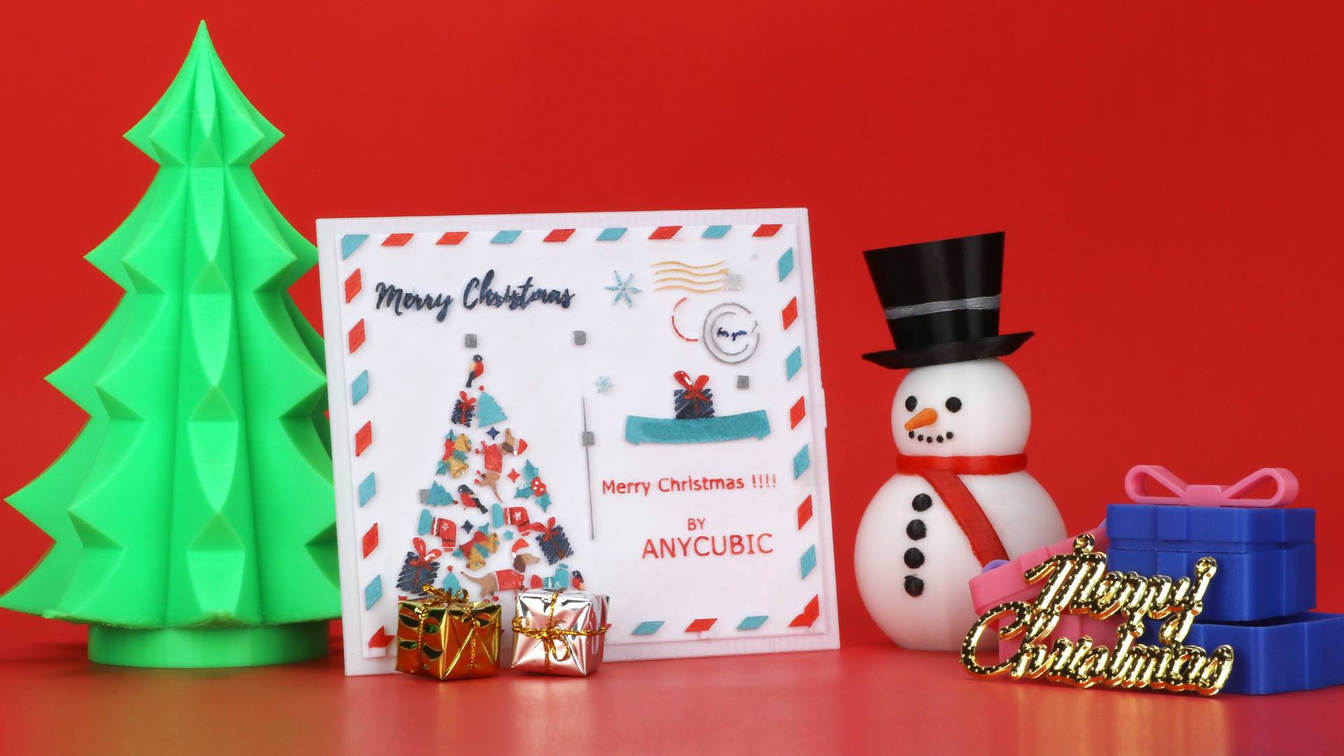 Merry Christmas! 🎉Get your 3D Christmas card printed and win the reward.👏 Here’s our 3D printed Christmas post card for all of you. 🤩Share your 3D printed Christmas card picture in the comment below and ANYCUBC has a reward for your guys. The 10 most liked 3D printed Christmas card's maker are the winners. Thumb up to vote. Event ends on PST Jan. 6th. 🥳Champion-$50 Amazon Gift Card (1 lucky winner)...