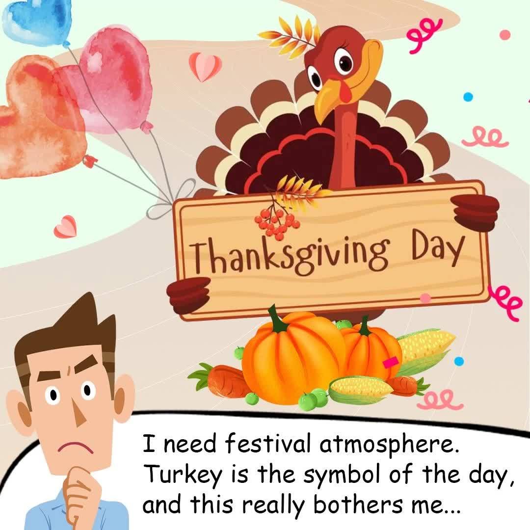 What will happen for a vegetarian during Thanksgiving? Check the comic below, you'll get inspired.🧐🧐💞💟 #3d #3dprinting #3dprinted #anycubic #anycubicmega #thanksgiving