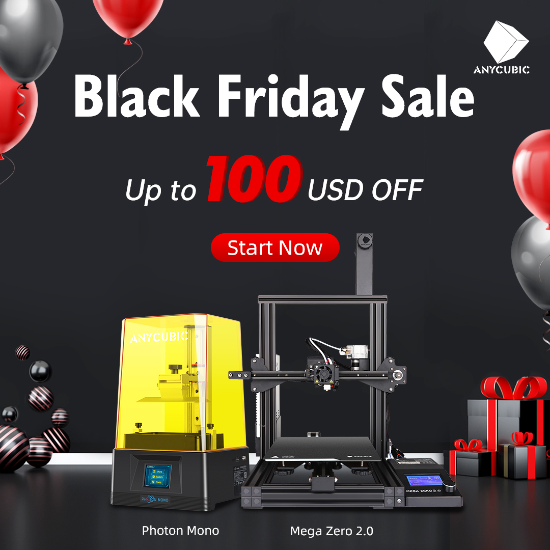 Black Friday has begun,  did you filled out your shopping cart？Anycubic has the biggest discount of 2020, don't miss it.