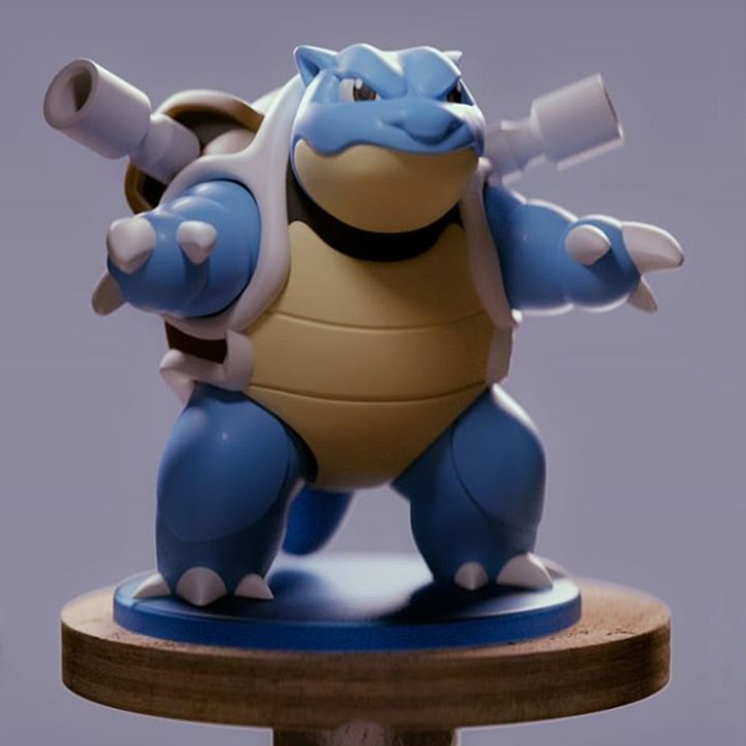 Share you the Blastoise model from champs_fab