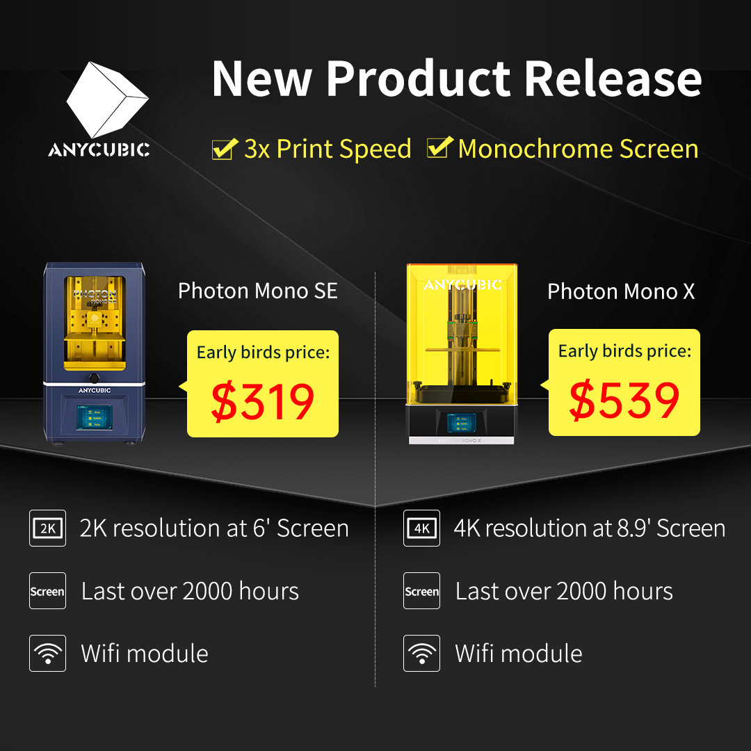 The moment you've all been waiting for: Photon Mono SE, and Photon Mono X is almost ready.😀