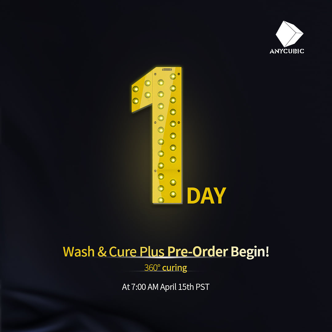 8.9 inches Wash and Cure Plus from Anycubic! Now only USD169. USD 80 off for the first 1000 units! 🎁🎇🎊🎉🔊 For EU and US Market in Anycubic official website