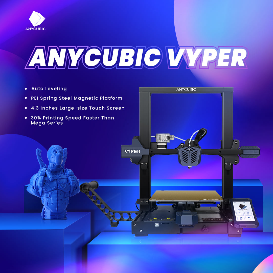 Let's talk about the main features of Anycubic Vyper: