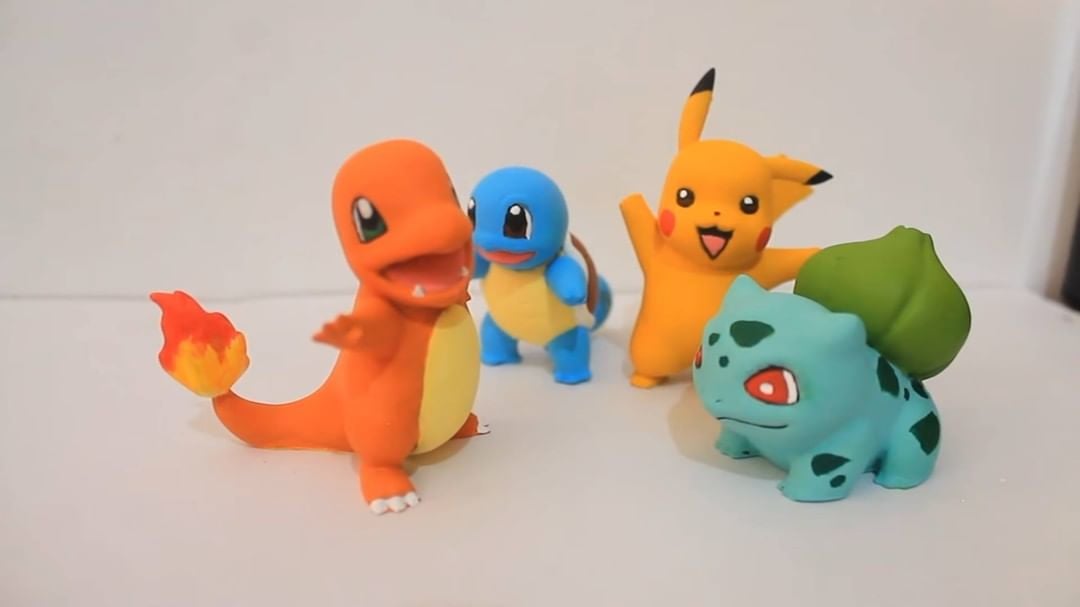 3d printed Pokemon family character.😎