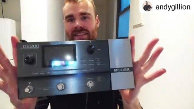 @andygillion unboxes his new GE200 and has a play around with it #Repost @andygillion