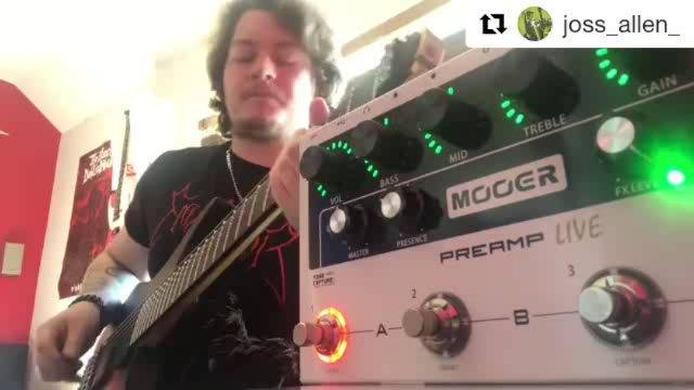 A quick shot of @joss_allen_ and the #preamplive. Don't stop now mate, keep the videos coming! #mooeraudio