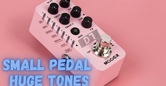 SMALL PEDAL, HUGE TONES MOOER New Micro Series D7 Delay demo video by Leon. *6 different types of MOOER's customizable delay effects.