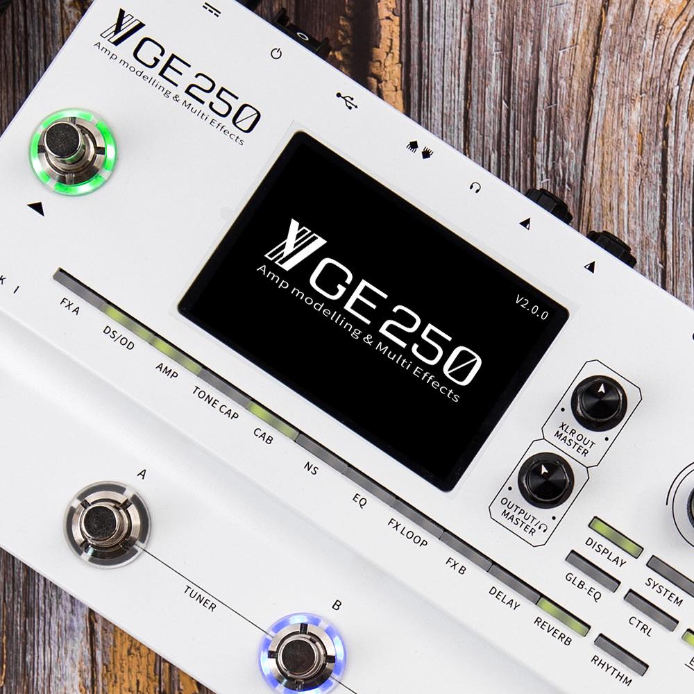 GE250 V2.0 is now available to download for Mac and PC! This version is very similar to the Beta as no major issues were reported. Thanks to everyone who helped beta test! 1. Added support for .GNR and .GIR sample files, allowing GE Labs and MOOER Studio users to import these files to their GE250.... 2.  Increased number of loading slots for Amp (.GNR) files to 15. GE250 Editor Software Update Notes: