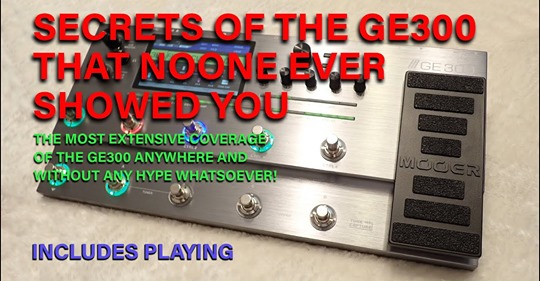 Amazing in-depth rundown of the Mooer GE300 from Tony Mckenzie. We're amazed! Full video here: