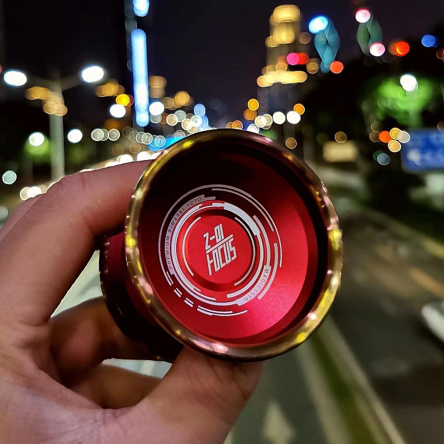 #magicyoyoFOCUS 🇨🇳 Red equipped with gold ring !!!