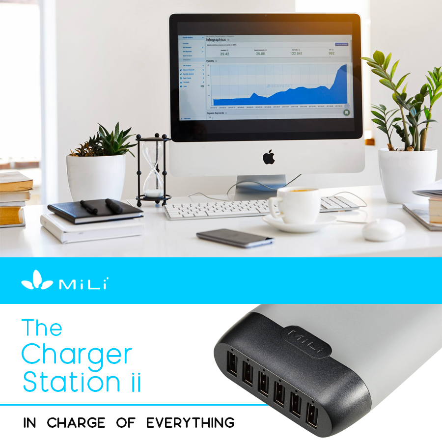 Charge up to 6 devices at the same time.