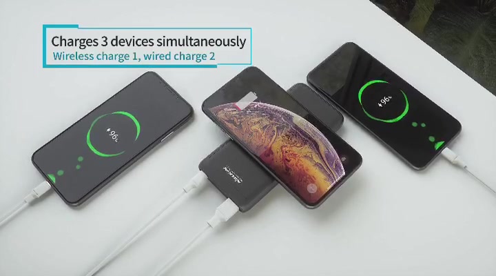 Nillkin 3 in 1 power bank & wireless charger & phone stand 