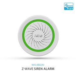 NEO Z-Wave Plus Siren alarm V2 Install the Z-Wave Home Security Siren along with door and window sensors to remind you if you’ve left them open. 