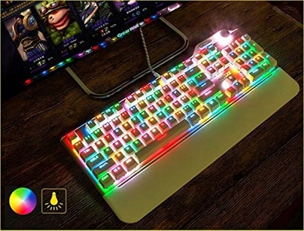 Ajazz AK35RGB Mechanical Gaming keyboard ⌨️🔴🔵