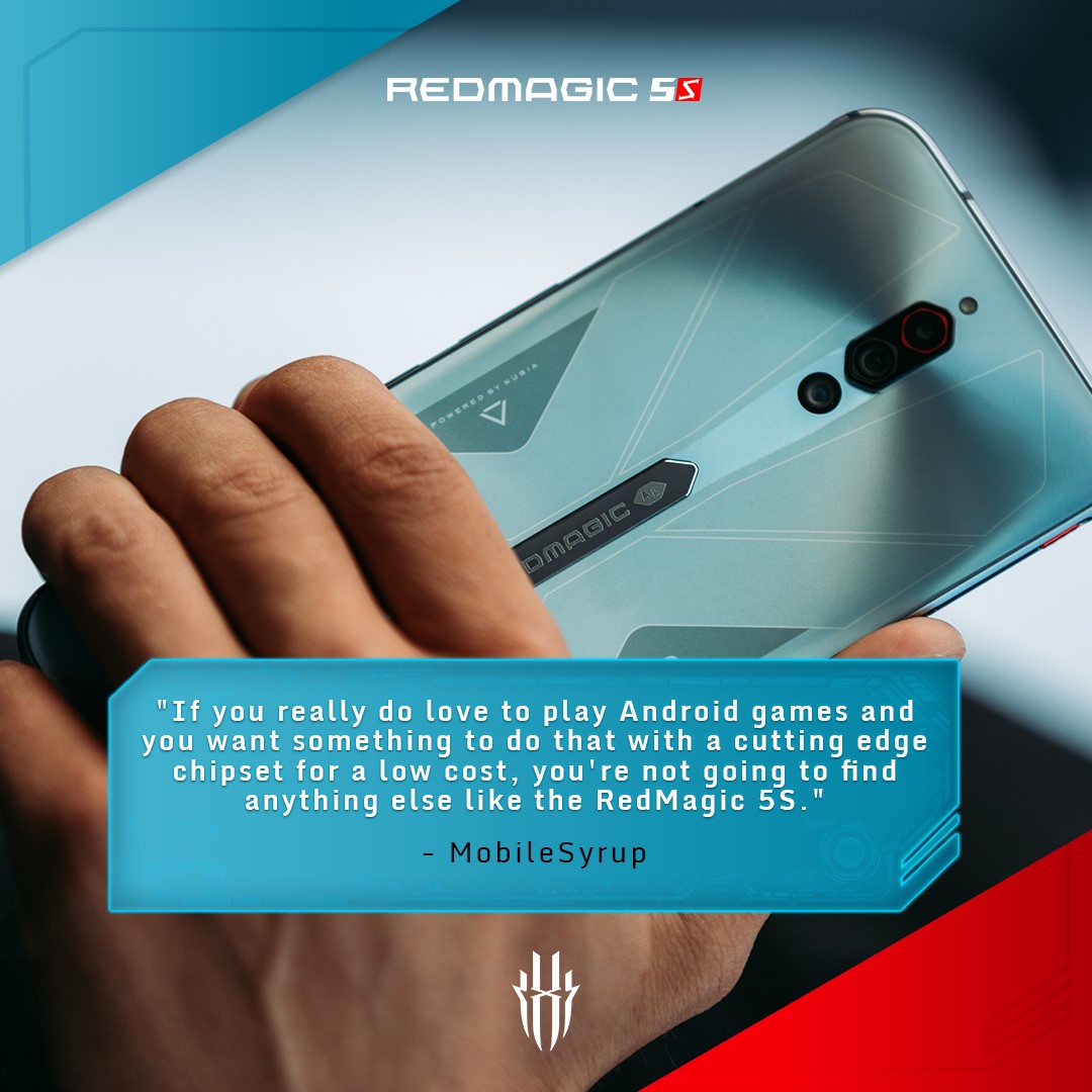 Looking to go pro? Then the RedMagic 5S is the phone for you.