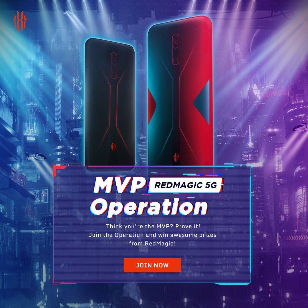 Do you have what it takes to be RedMagic’s MVP? Complete all five missions in the MVP Operation: RedMagic For a chance to test run the new RedMagic 5G early! 