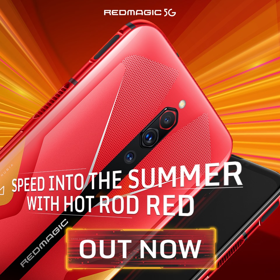 It's time to feel the need for speed with the arrival of the Hot Rod Red version of the RedMagic 5G, now available globally.